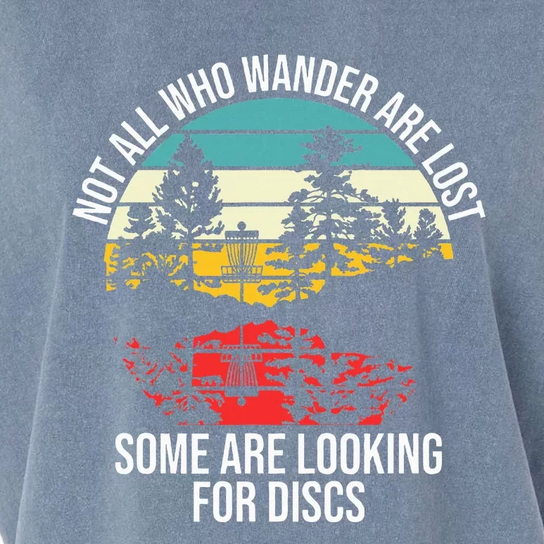 Disc Golf Basket Wandering Garment-Dyed Women's Muscle Tee