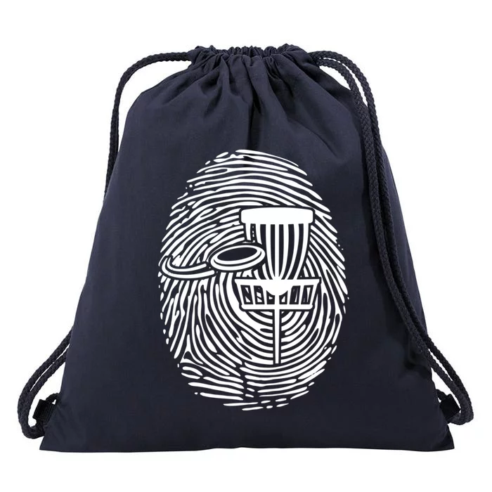 Disc Golf Basket Meaningful Gift Frisbee Golf Dna Gift Drawstring Bag