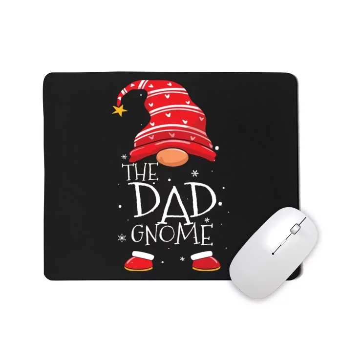 Dad Gnome Buffalo Plaid Matching Family Christmas Pajama Mousepad