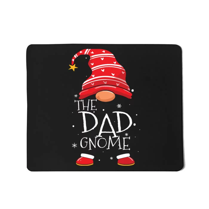 Dad Gnome Buffalo Plaid Matching Family Christmas Pajama Mousepad