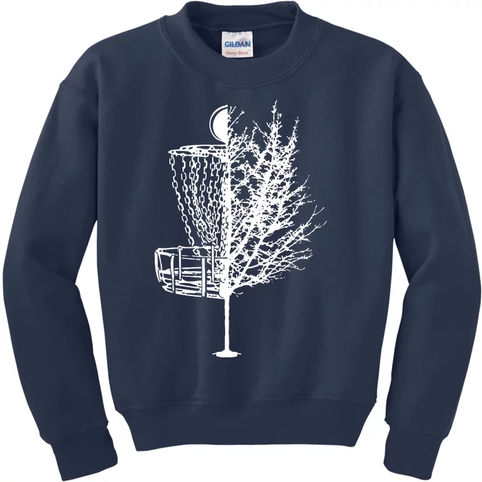 Disc Golf Basket Tree Shirts Funny Kids Sweatshirt