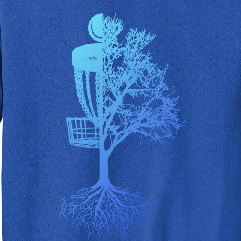 Disc Golf Basket And Tree Frolf Frisbee Golf Cool Gift Tall Sweatshirt