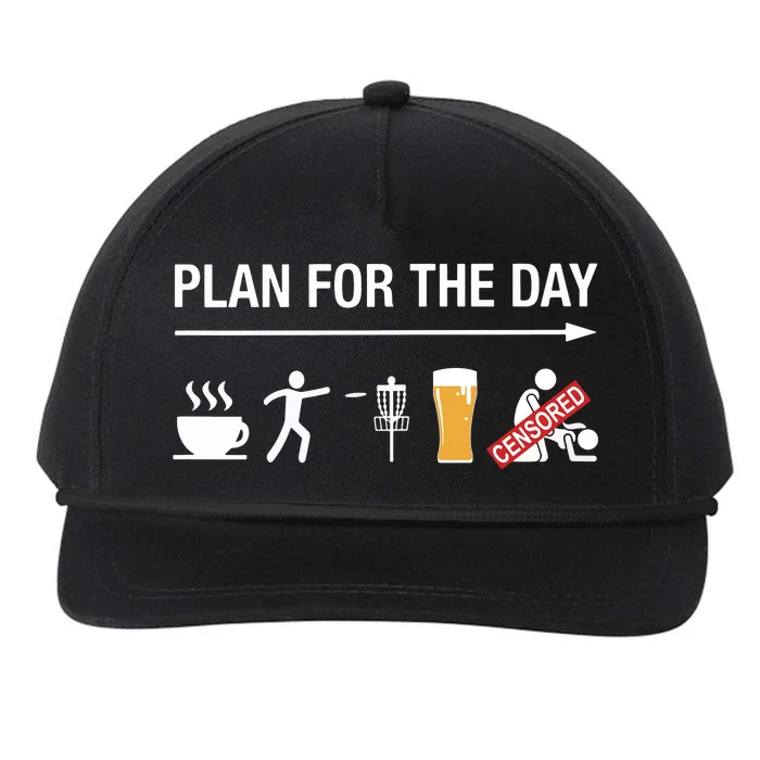 Disc Golf Basket Frisbee Golfing Frolf Coffee Beer Adult Snapback Five-Panel Rope Hat