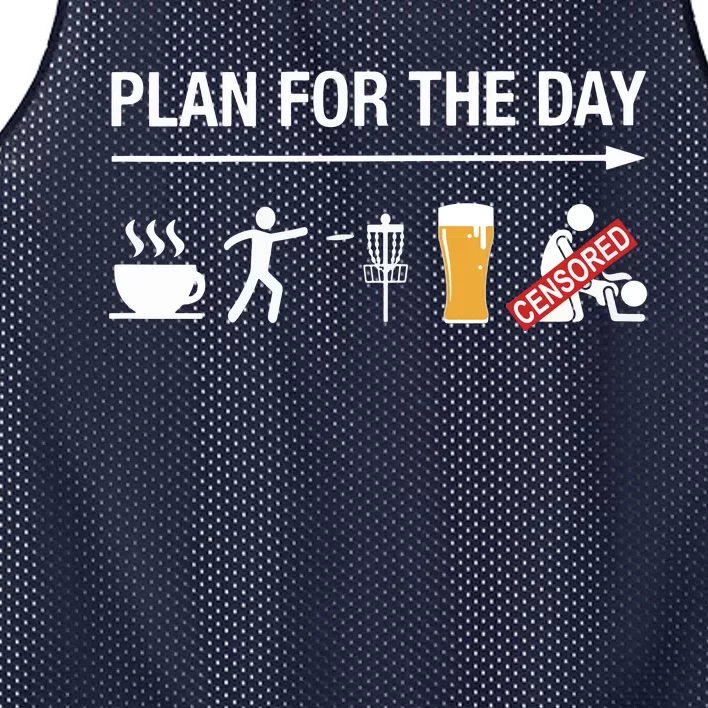 Disc Golf Basket Frisbee Golfing Frolf Coffee Beer Adult Mesh Reversible Basketball Jersey Tank