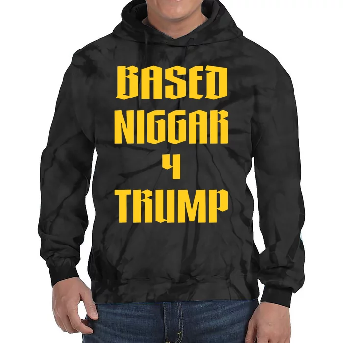 Derrick Gibson Based Niggar 4 Trump Tie Dye Hoodie