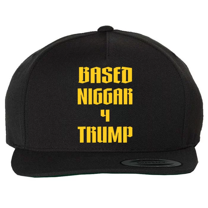 Derrick Gibson Based Niggar 4 Trump Wool Snapback Cap