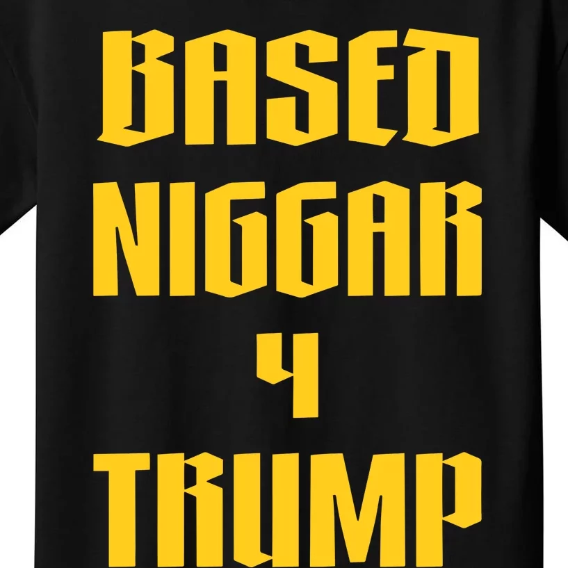 Derrick Gibson Based Niggar 4 Trump Kids T-Shirt