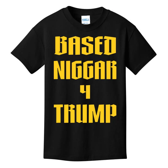 Derrick Gibson Based Niggar 4 Trump Kids T-Shirt