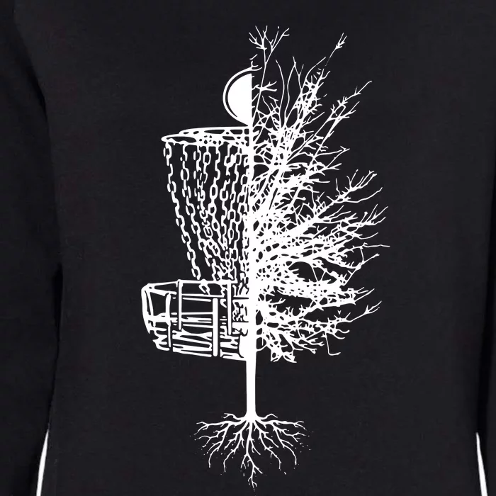 Disc Golf Basket Tree Frisbee Golf Womens California Wash Sweatshirt