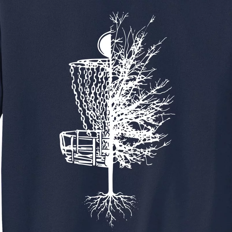 Disc Golf Basket Tree Frisbee Golf Tall Sweatshirt