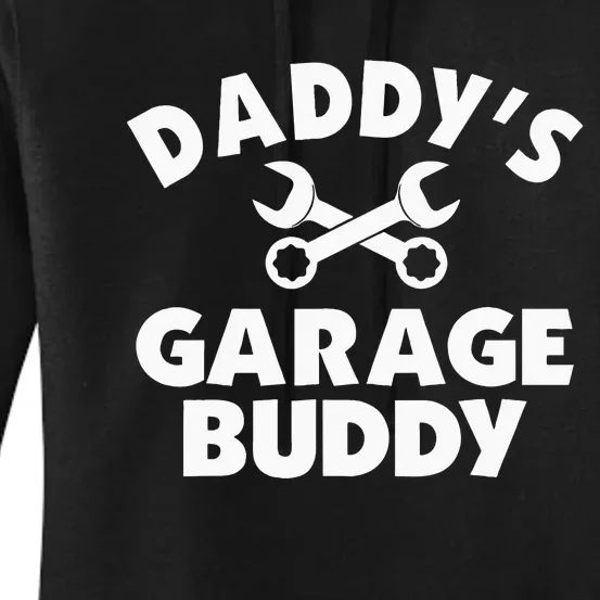 Daddy's Garage Buddy Funny Car Mechanic Women's Pullover Hoodie