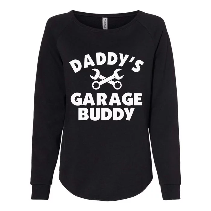 Daddy's Garage Buddy Funny Car Mechanic Womens California Wash Sweatshirt