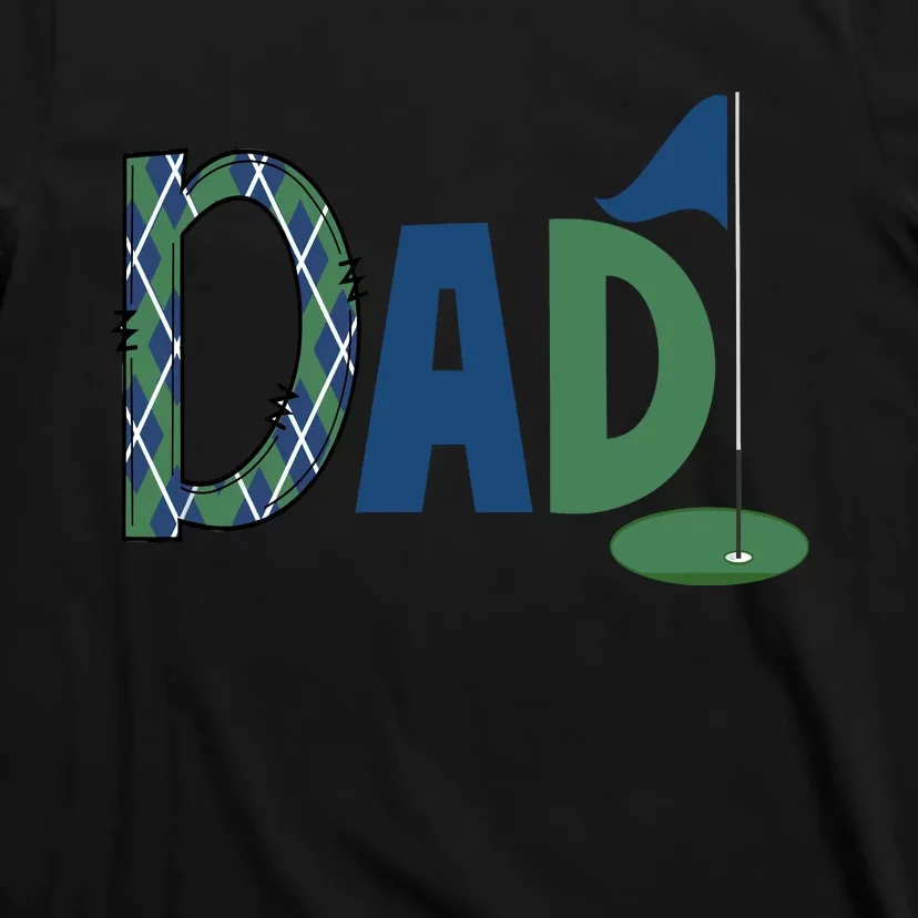 Dad Golf Birthday Boy Family Matching Golf Birthday T-Shirt