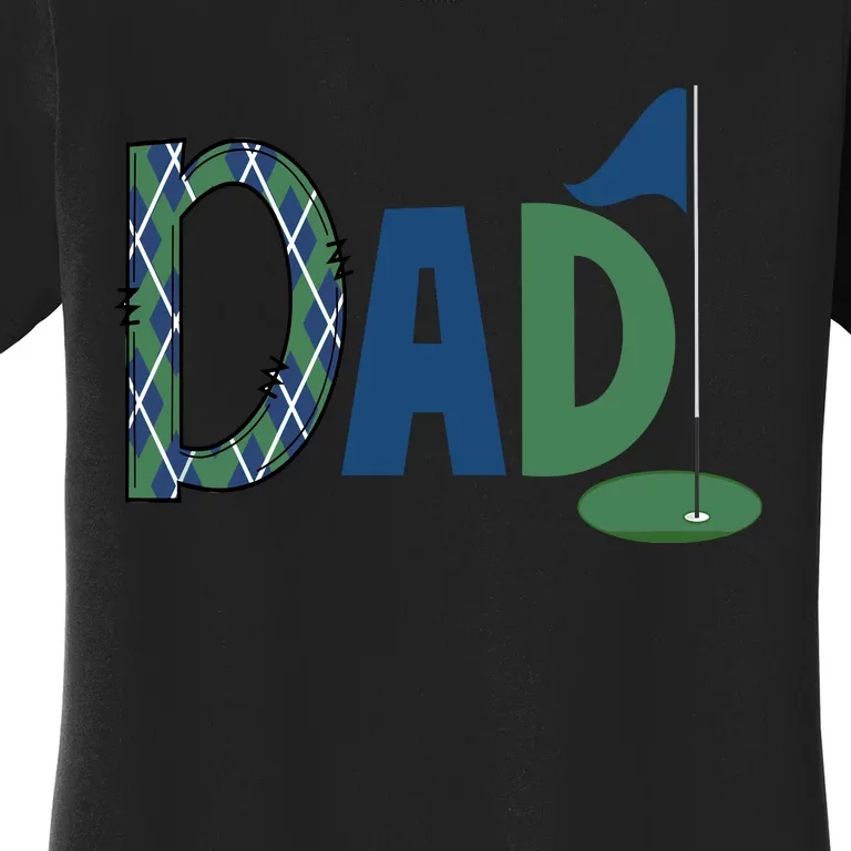 Dad Golf Birthday Boy Family Matching Golf Birthday Women's T-Shirt