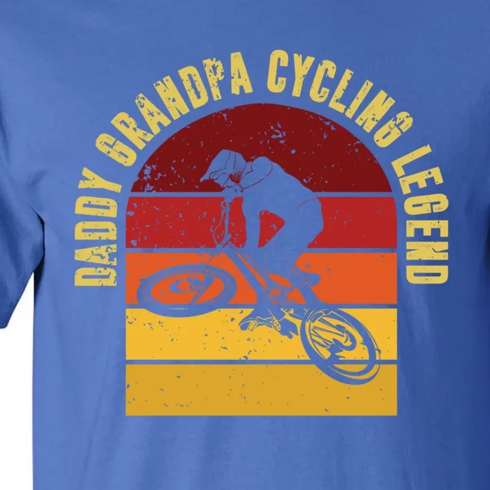 Daddy Grandpa Cycling Legend Gift Tall T-Shirt