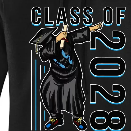 Dabbing Graduation Class Of 2028 Women's Pullover Hoodie