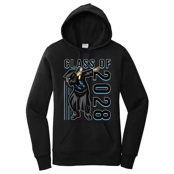 Dabbing Graduation Class Of 2028 Women's Pullover Hoodie