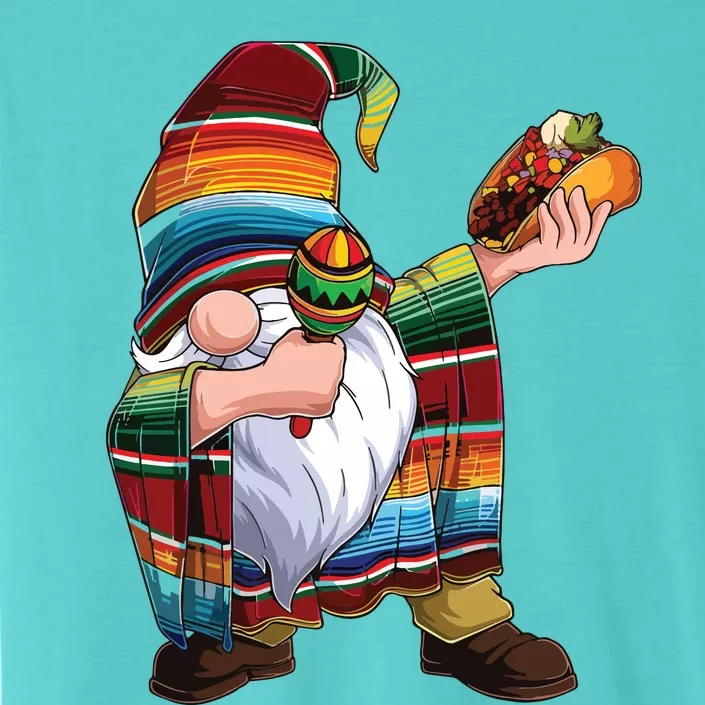 Dabbing Gnome Cinco De Mayo Taco Poncho Serape Mexican ChromaSoft Performance T-Shirt