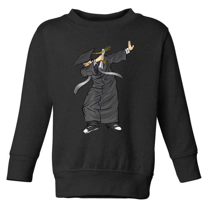 Dabbing Graduation Class Of Gift Men Funny Graduation Toddler Sweatshirt