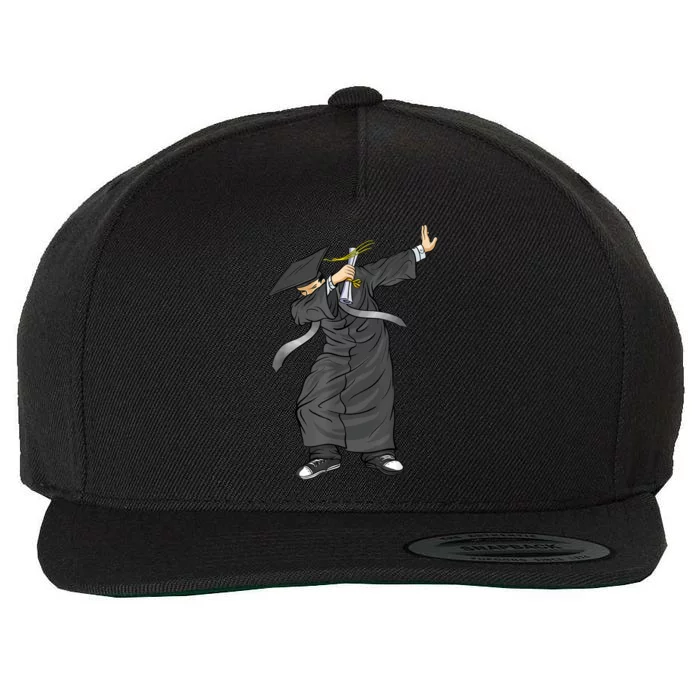 Dabbing Graduation Class Of Gift Men Funny Graduation Wool Snapback Cap