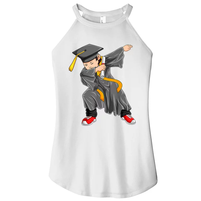 Dabbing Graduation Class Of Gift Men Funny Graduation Women’s Perfect Tri Rocker Tank