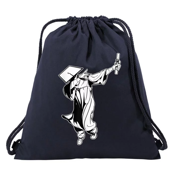 Dabbing Graduation Class Of Gift Men Funny Graduation Drawstring Bag