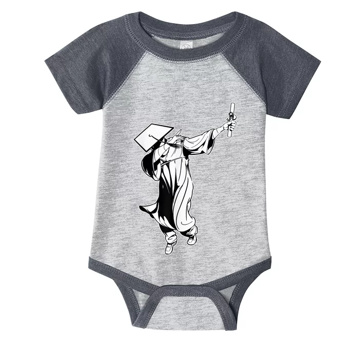 Dabbing Graduation Class Of Gift Men Funny Graduation Infant Baby Jersey Bodysuit