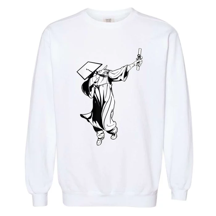 Dabbing Graduation Class Of Gift Men Funny Graduation Garment-Dyed Sweatshirt