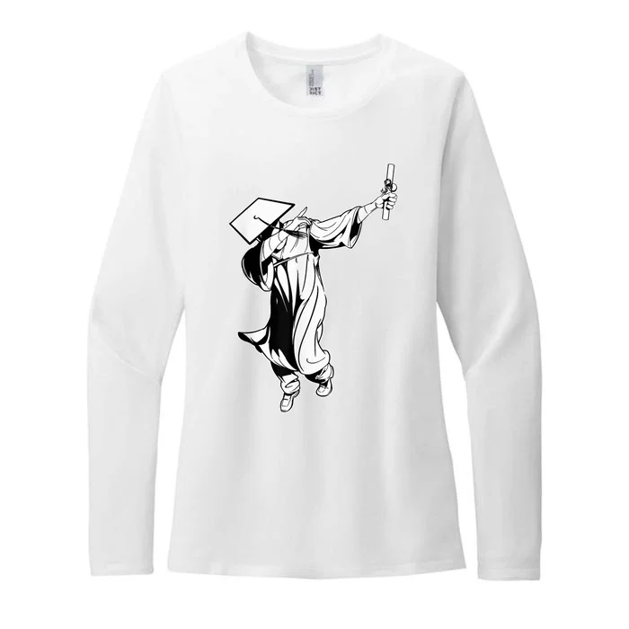 Dabbing Graduation Class Of Gift Men Funny Graduation Womens CVC Long Sleeve Shirt