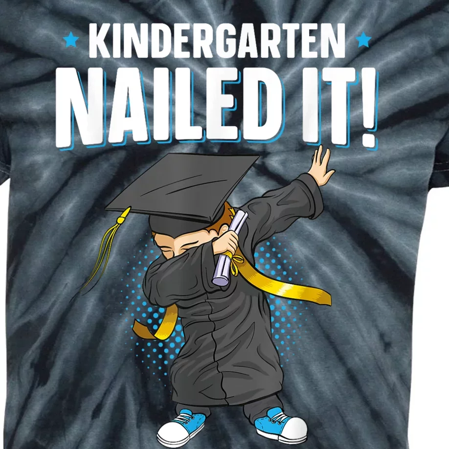 Dabbing Graduation Class Of Gift Men Funny Graduation Kids Tie-Dye T-Shirt