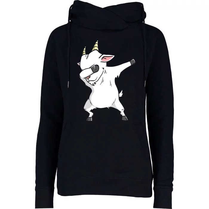 Dabbing Goat Costume Apparel Womens Funnel Neck Pullover Hood