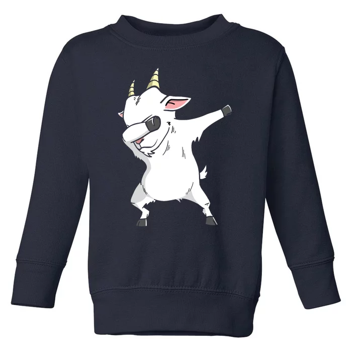 Dabbing Goat Costume Apparel Toddler Sweatshirt