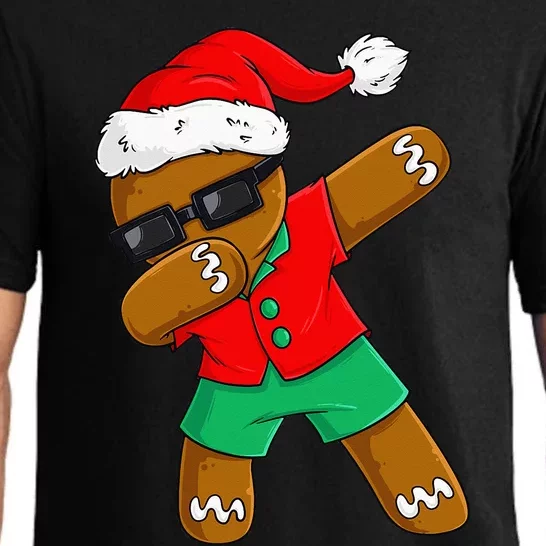 Dabbing Gingerbread Christmas In July Xmas Dab Pajama Set