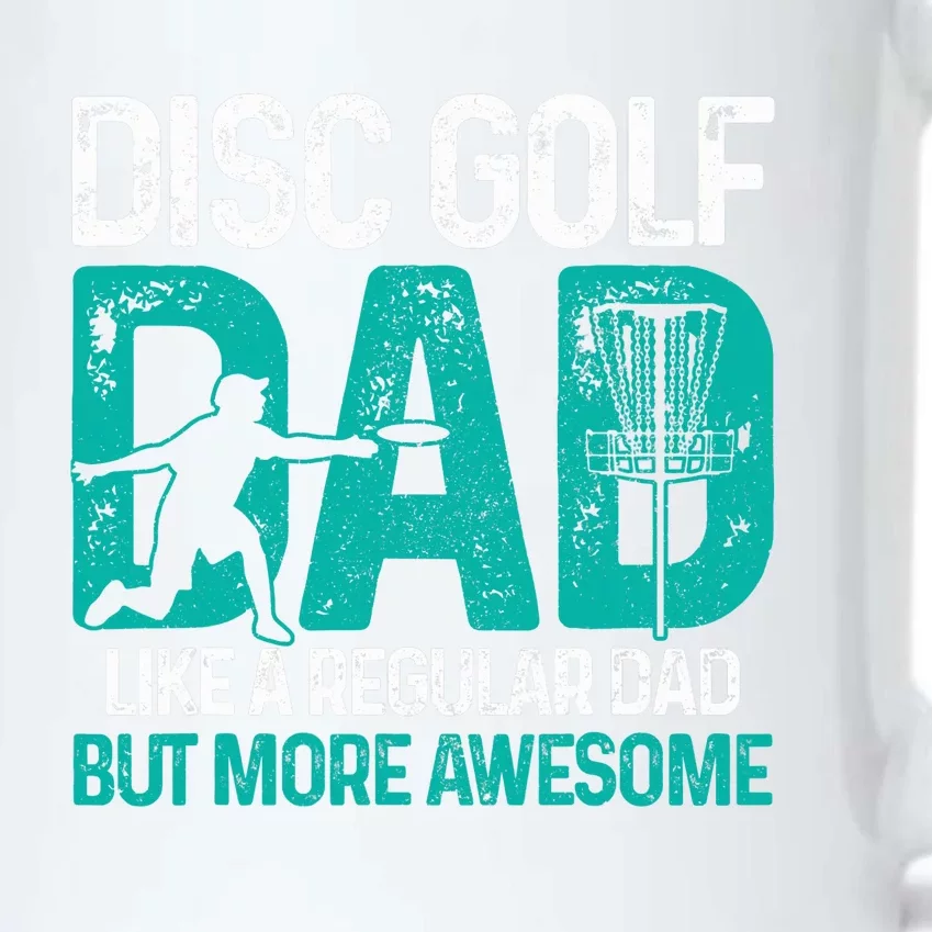 Disc Golf Dad Funny Cool Frisbee Frolf Golf Basket Gift Black Color Changing Mug