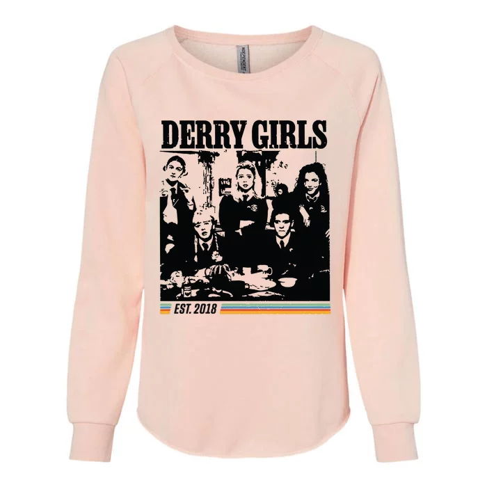 Derry Girl Womens California Wash Sweatshirt