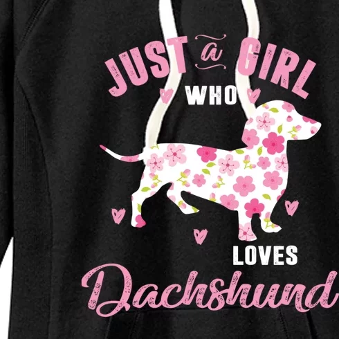 Dachshund Gift Dachshund Lover Gift Women's Fleece Hoodie