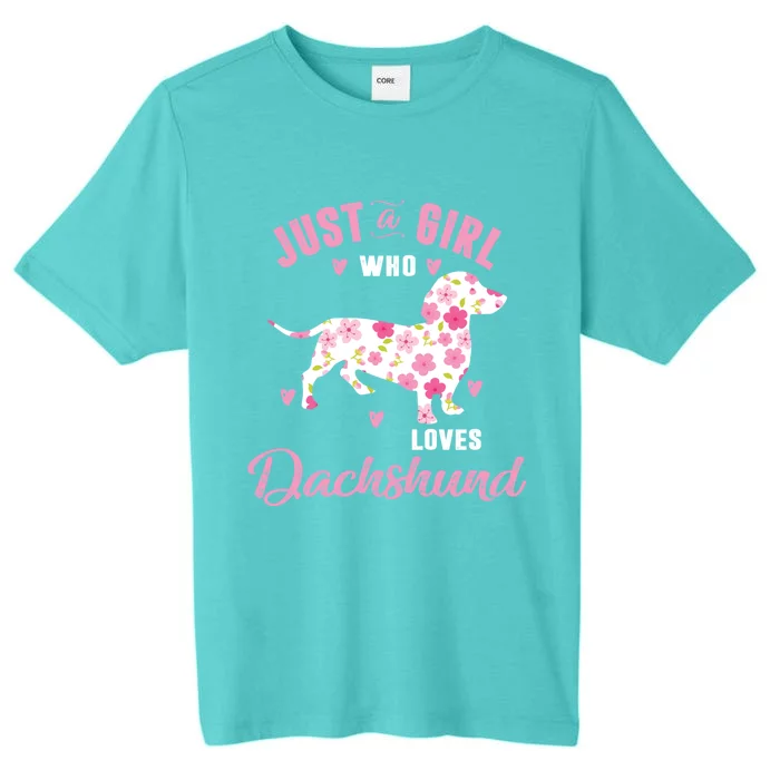 Dachshund Gift Dachshund Lover Gift ChromaSoft Performance T-Shirt