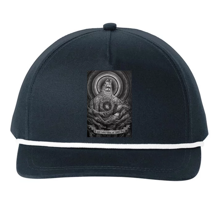 Divine Gorefield Snapback Five-Panel Rope Hat