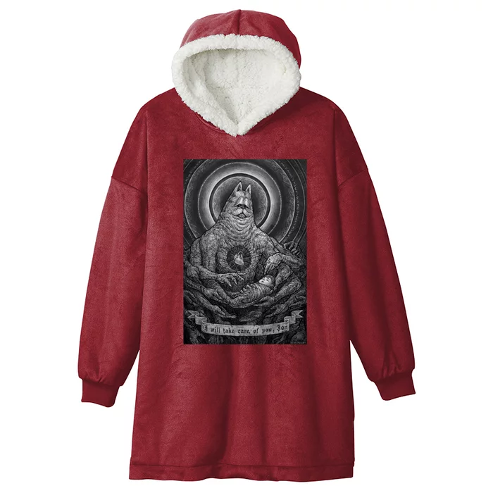 Divine Gorefield Hooded Wearable Blanket