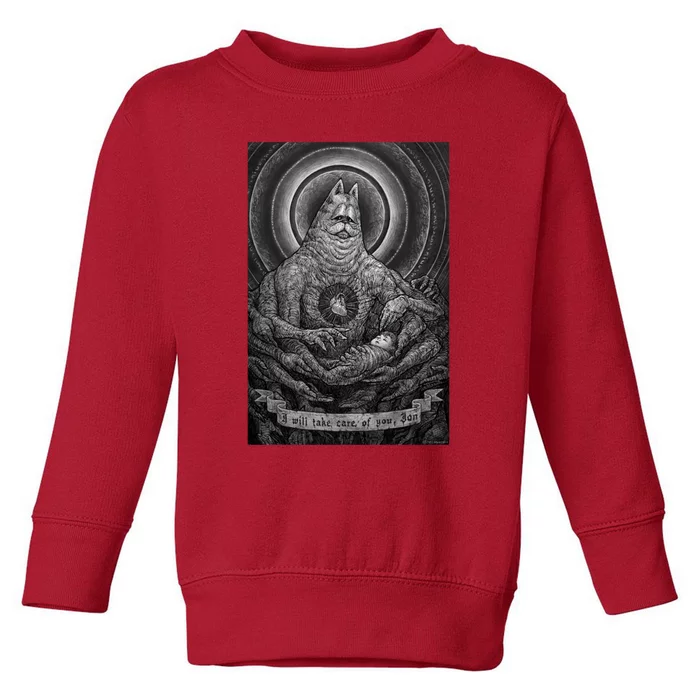 Divine Gorefield Toddler Sweatshirt