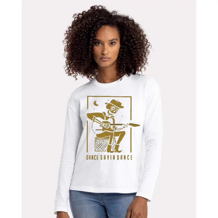 Dance Gavin Dance Graphic Design Womens Cotton Relaxed Long Sleeve T-Shirt