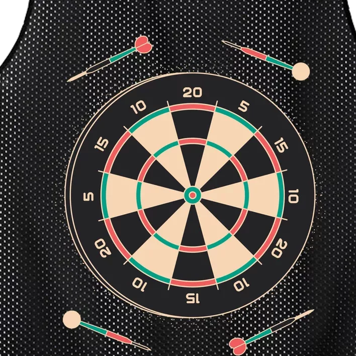 Dartboard Game Mesh Reversible Basketball Jersey Tank