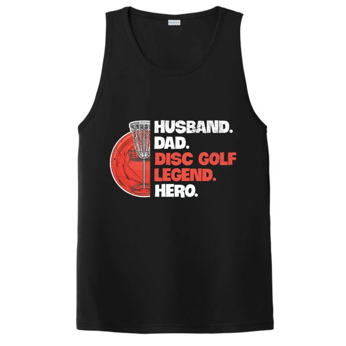 Disc Golf Design For Your Disc Golf Player Husband Gift Performance Tank