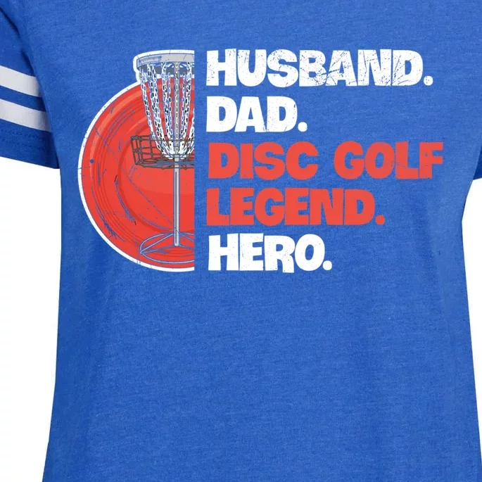 Disc Golf Design For Your Disc Golf Player Husband Gift Enza Ladies Jersey Football T-Shirt