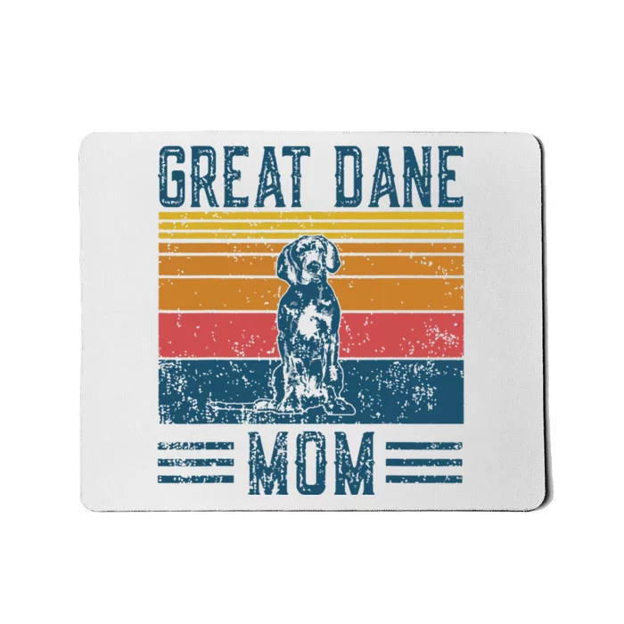 Dog Great Dane Mom Vintage Great Dane Mom Mousepad