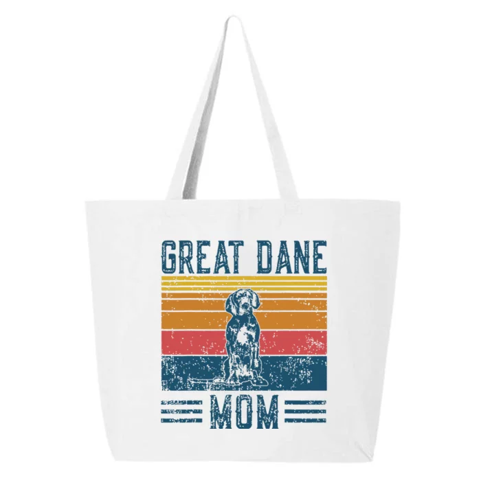 Dog Great Dane Mom Vintage Great Dane Mom 25L Jumbo Tote