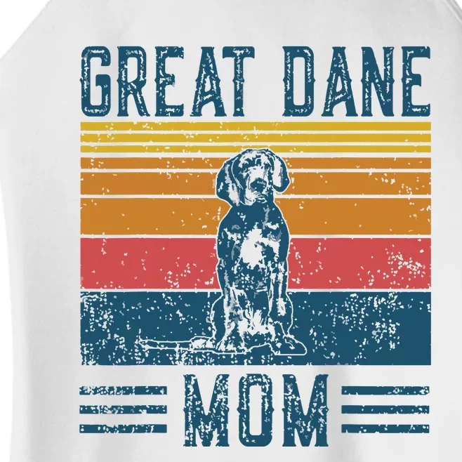 Dog Great Dane Mom Vintage Great Dane Mom Women’s Perfect Tri Rocker Tank