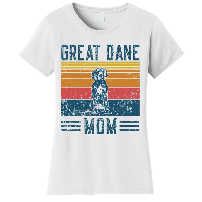 Dog Great Dane Mom Vintage Great Dane Mom Women's T-Shirt