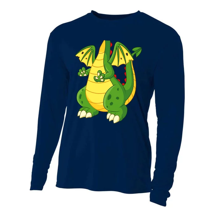 Dragon Green Dragon Costume Cooling Performance Long Sleeve Crew