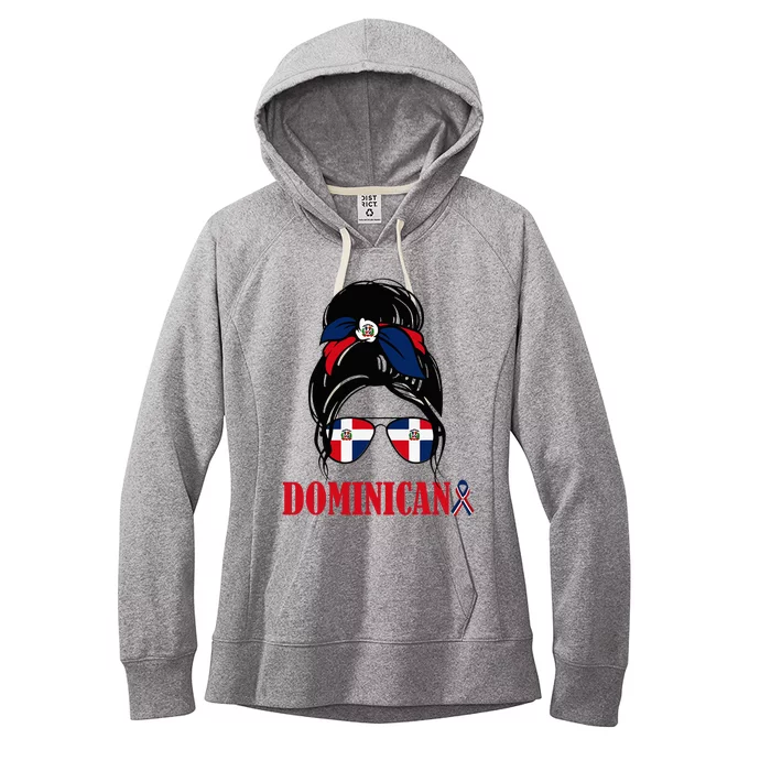 Dominicana Girl Dominican Republic Flag Women Dominicana Women's Fleece Hoodie